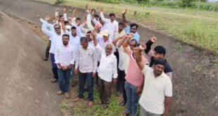 ಕಾಗವಾಡ ತಾಲೂಕಿನ ಮಂಗಸೂಳಿ ಗ್ರಾಮದ ರೈತರಿಂದ ಪ್ರತಿಭಟನೆ