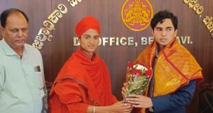 ನಂದಗಡದ  ಶ್ರೀಮಠದಲ್ಲಿ ಗೋ ಶಾಲೆ ನಿರ್ಮಾಣ ಸೇರಿದಂತೆ ಇನ್ನಿತರ ಕಾಮಗಾರಿಗಳಿಗೆ ಜಿಲ್ಲಾಧಿಕಾರಿಗೆ ಮನವಿ