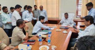 ಸುವರ್ಣ ಸೌಧದಲ್ಲಿ ಸಚಿವ ಸತೀಶ್ ಜಾರಕಿಹೊಳಿ ಹೈ-ವೋಲ್ಟೇಜ್ ಮೀಟಿಂಗ್