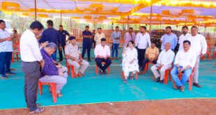 ಜನ್ಮದಿನ ಕಾರ್ಯಕ್ರಮದ ಸಿದ್ಧತೆ ಪರಿಶೀಲಿಸಿದ ಸಚಿವೆ ಲಕ್ಷ್ಮೀ ಹೆಬ್ಬಾಳಕರ್, ಚನ್ನರಾಜ, ಮೃಣಾಲ್