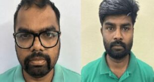 ಜಿಎಸ್‌ಟಿ ಅಧಿಕಾರಿಗಳ ಸೋಗಿನಲ್ಲಿ ವಂಚನೆ: ಆರೋಪಿಗಳಿಬ್ಬರ ಬಂಧನ