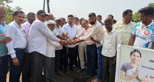 ಸೇತುವೆ ಕಾಮಗಾರಿಗೆ ಮೃಣಾಲ್ ಹೆಬ್ಬಾಳಕರ್ ಚಾಲನೆ