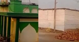 ಗದಗಿನ ಶಿರಹಟ್ಟೀಲಿ ತಗಡು ಶೆಡ್‌ನಲ್ಲಿ ನಿರ್ಮಿಸಿದ್ದ ಅಕ್ರಮ ಮಸೀದಿ ತೆರವು