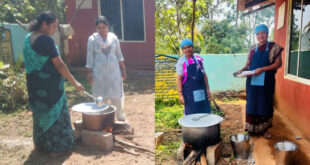 ಶಾಲೆ ಬಿಸಿಯೂಟಕ್ಕೂ ತಟ್ಟಿದ ಗ್ಯಾಸ್‌ ಅಭಾವದ ಬಿಸಿ – ಸೌದೆ ಒಲೆಯಲ್ಲೇ ಅಡುಗೆ ಮಾಡಿದ ಸಿಬ್ಬಂದಿ