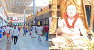 ಕೇತುಗ್ರಸ್ಥ ಚಂದ್ರಗ್ರಹಣ – ಮಂತ್ರಾಲಯ ರಾಯರ ಮಠದಲ್ಲಿ ಭಕ್ತರ ದರ್ಶನಕ್ಕಿಲ್ಲ ಅಡ್ಡಿ