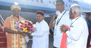 ಬೆಳಗಾವಿಗೆ ಆಗಮಿಸಿದ ಉಪ ರಾಷ್ಟ್ರಪತಿ ಸಿ.ಪಿ.ರಾಧಾಕೃಷ್ಣನ್