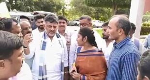 ಡಿಸಿಎಂ ಡಿಕೆಶಿ ಭೇಟಿಯಾದ ವೀರಪ್ಪನ್ ಪುತ್ರಿ ವಿದ್ಯಾರಾಣಿ