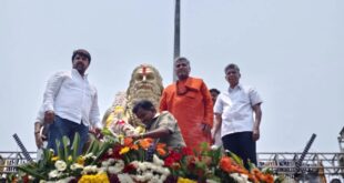 ಶ್ರೀ ಮಹರ್ಷಿ ವಾಲ್ಮೀಕಿ ಅವರ ಪ್ರತಿಮೆಯನ್ನು ಇಂದು ಲೋಕಾರ್ಪಣೆಗೊಳಿಸಿದ: ಸತೀಶ್ ಜಾರಕಿಹೊಳಿ,