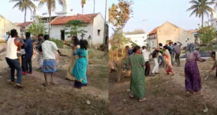 ಎರಡು ಗುಂಪುಗಳ ನಡುವೆ ಮಾರಾಮಾರಿ – ಮಹಿಳೆಯನ್ನ ಬೆತ್ತಲುಗೊಳಿಸಿ ಹಲ್ಲೆಗೆ ಯತ್ನ