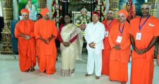 ಸಿದ್ದಗಂಗಾ ಮಠಕ್ಕೆ ರಾಷ್ಟ್ರಪತಿ ದ್ರೌಪದಿ ಮುರ್ಮು ಭೇಟಿ