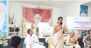 ಬೆಳಗಾವಿ ಅನಗೋಳ ಬ್ರಹ್ಮಕುಮಾರಿ ಕೇಂದ್ರದಲ್ಲಿ ಉಚಿತ ದಂತ ತಪಾಸಣಾ ಶಿಬಿರ ಆರೋಗ್ಯ ಜಾಗೃತಿ ಮೂಡಿಸಿದ ವೈದ್ಯರ ತಂಡ