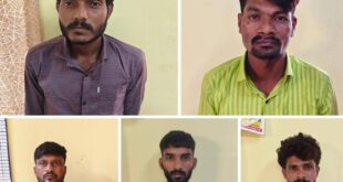 ಬೆಳಗಾವಿ :ಅಂತರ್ ರಾಜ್ಯ ಡಕಾಯತಿ ಗ್ಯಾಂಗ್ ಅರೆಸ್ಟ್